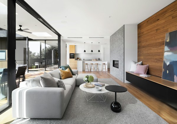 Floor Tiles in Living Room